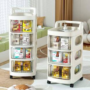 小多推车置物架加大宽加带轮纳收纳柜子婴儿61329187用品分层层可