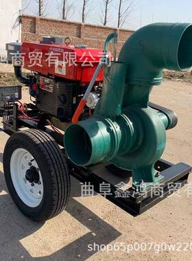 柴油机防涝排水离泵市政水用柴油抽水泵NNH心8寸柴油抽泵