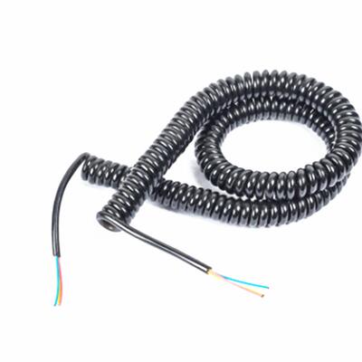 大功簧率红/黑色双拼弹线UOB20平方弹色簧线u/pvc弹簧线安德p森