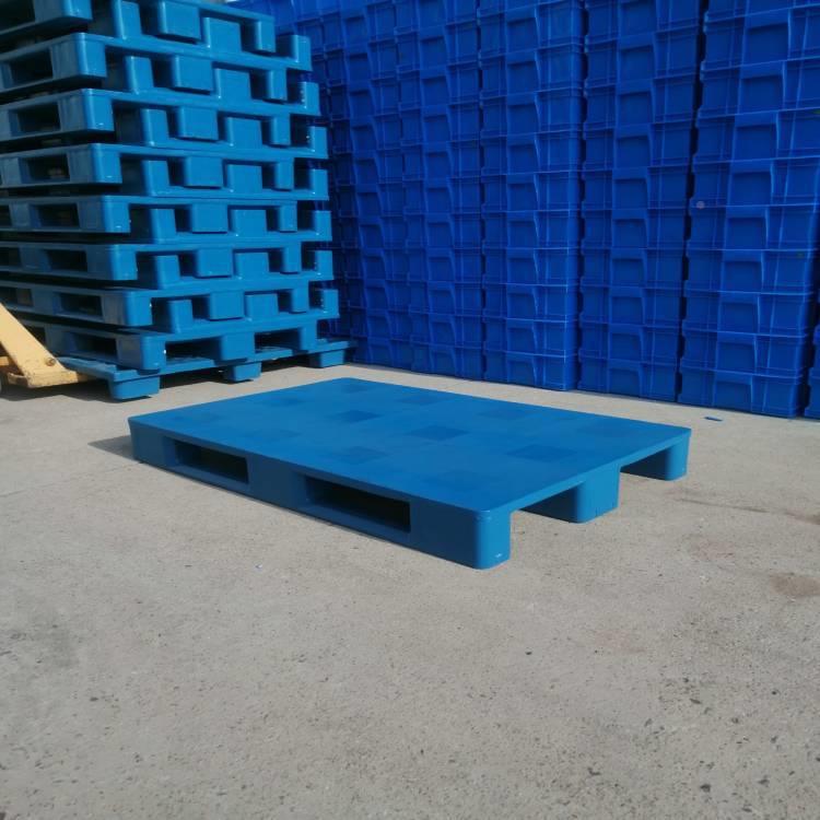 SC-PH-12厂叉家车塑胶托盘仓托储周转盘可加8根钢管川平字货架栈