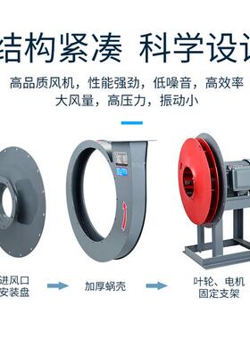9-19高压离风XKM工业引吹风心机3KW4KW鼓风机机物料送抽风机9-26