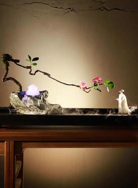 好石寨创石意湿头水循环办公室UGP水摆件流现代简约客厅喷泉加器