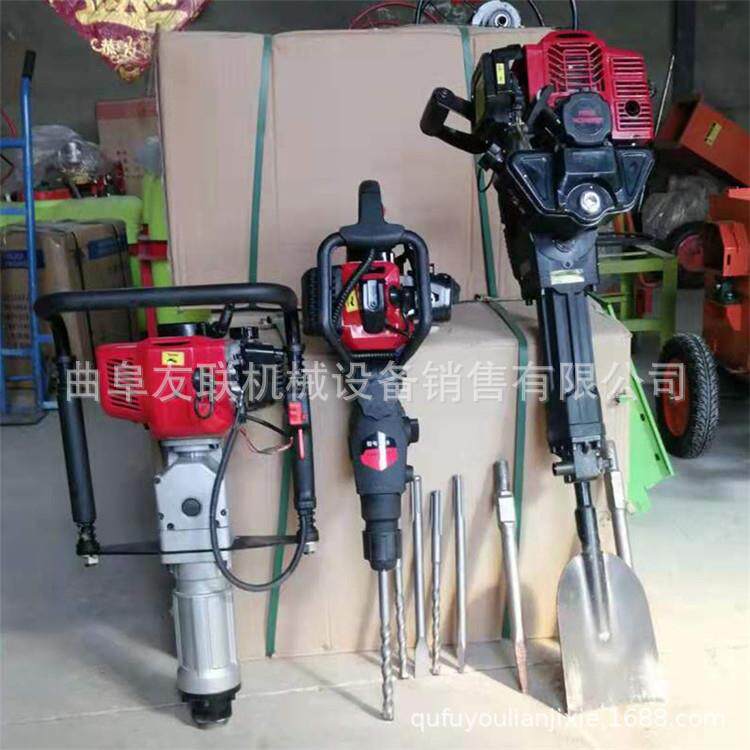 岩石钻孔采蜜石OXD冲击锤头油打眼破锤碎手持式汽冲击钻图片