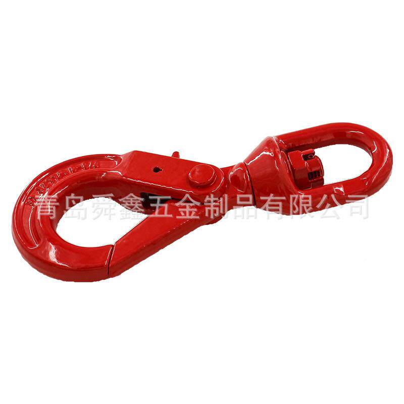 青岛厂家大链量生G产80级型旋转钩羊角弯钩异形00045钩子条索眼具