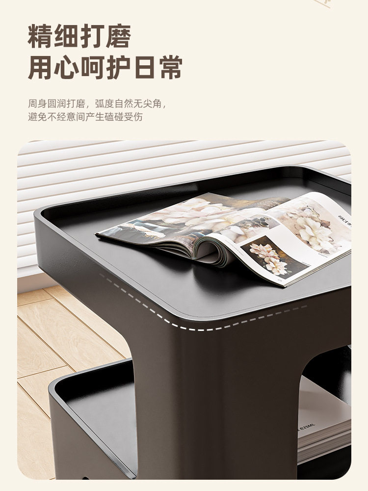 床头柜子简约现代床头置物架加高书架收纳柜家用卧室床边柜储新品