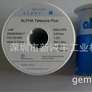ALPHA爱法（阿尔法）免清洗常规无铅焊锡丝Sn63/Pb37-1.02MM-F2.