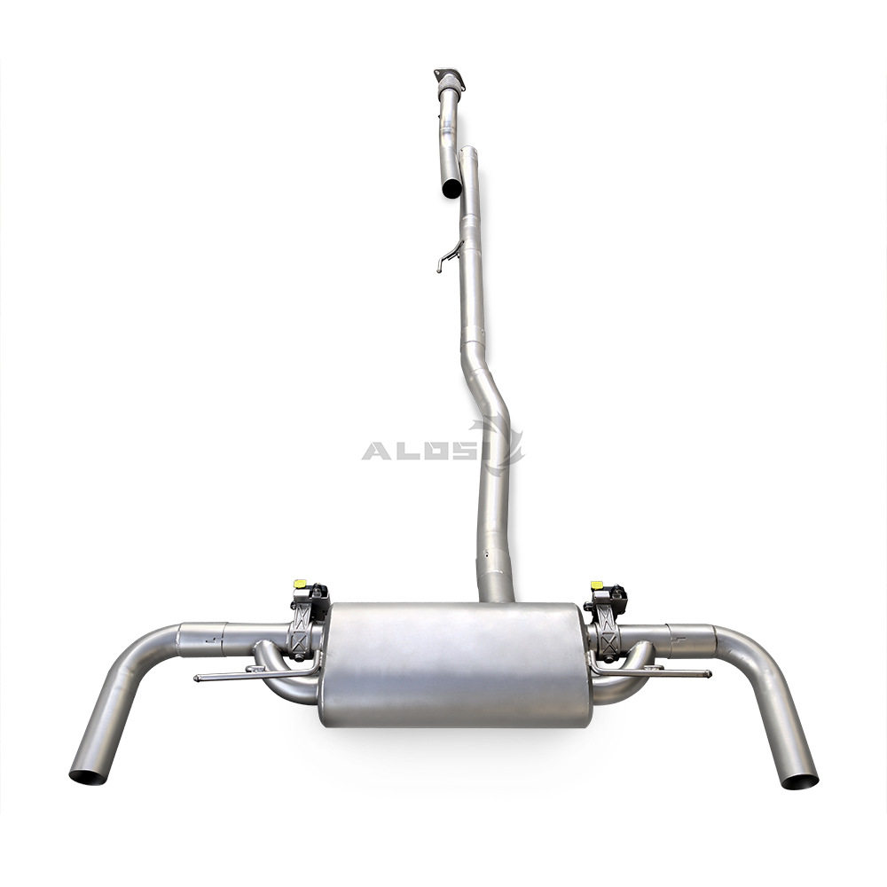 适用于梅赛德斯-奔驰CLA2202.0T2018-2023带遥控猫背排气消声器