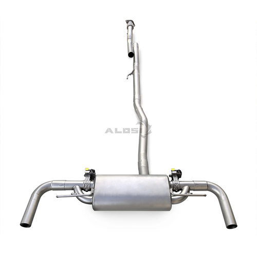 适用于梅赛德斯-奔驰CLA2202.0T2018-2023带遥控猫背排气消声器