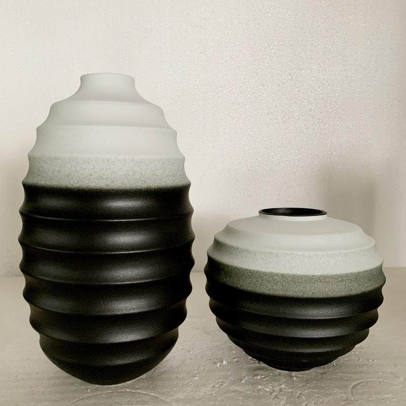 素烧陶瓷花瓶装饰干花鲜花花瓶餐桌客厅插花摆件家居工艺品黑白,工业油品/胶粘/化学/实验室用品,其他实验室设备,淘宝优惠券,粉丝福利购,淘宝优惠卷