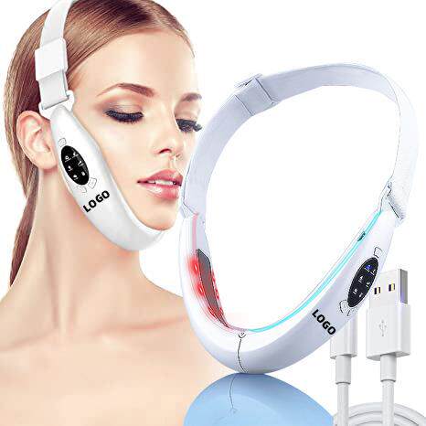 瘦脸仪电动v型面部提拉瘦脸美容仪器智能微电流绷带面罩瘦脸神器