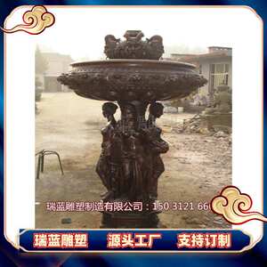 纯铜十二生肖兽首喷泉仿圆明园兽首铜喷泉304050 60 80一米铜喷泉