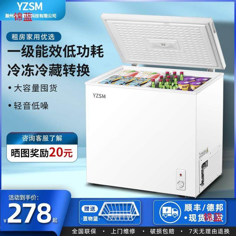 一级数码冷藏节能小全商用冷柜无霜冰柜家用小型扬子两用冷冻能效