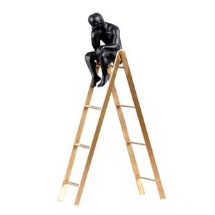 现代简约思考者摆件家居饰品客厅玄关酒柜装饰品创意书房桌面摆设