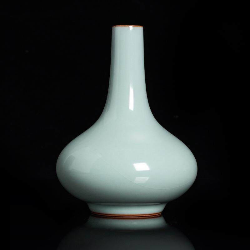 陶瓷摆件汝窑花瓶茶桌观赏茶室花盆插花电视柜家居餐桌摆设手工,纺织面料/辅料/配套,纺织机械配件,淘宝优惠券,粉丝福利购,淘宝优惠卷