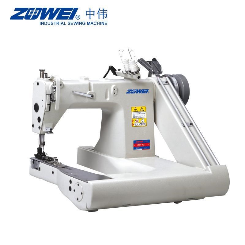 二针三针埋夹曲腕拖轮曲臂机工业缝纫机台州弯臂机