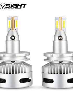 Novsight外贸供应LED汽车前大灯灯泡透镜款新款D2