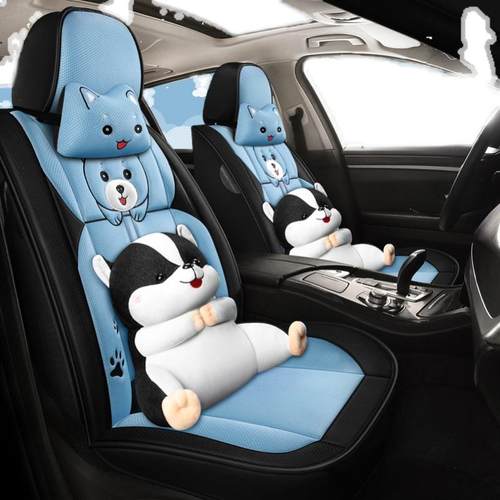 2021年22款卡通网布座套专用车内装饰全包座椅套四季改装汽车坐垫