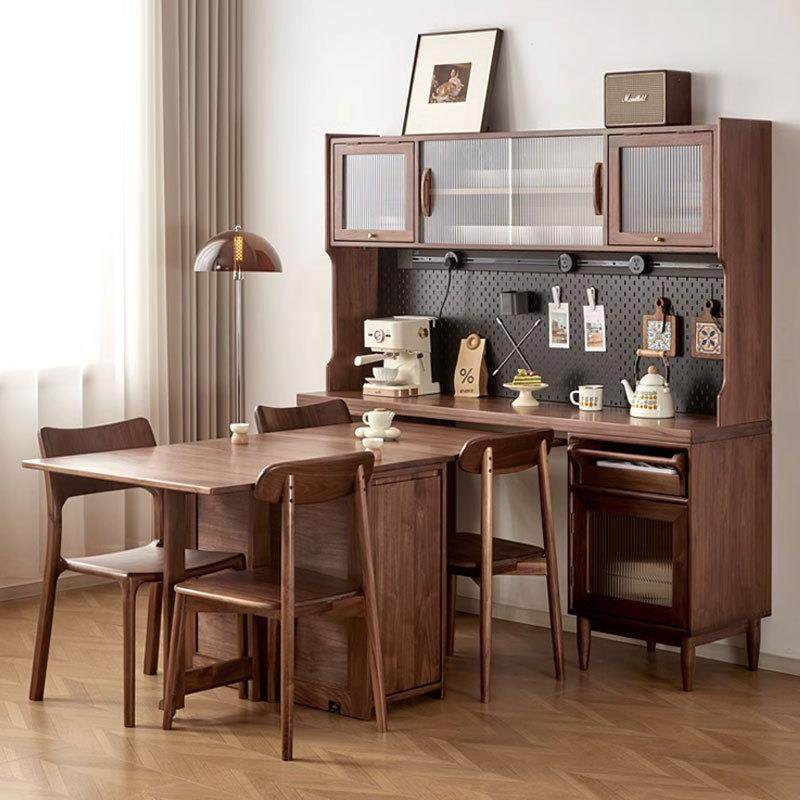 北美黑胡桃木餐边柜餐桌一体现代简约储物柜客厅樱桃木收纳茶水柜,机械设备,其他机械设备,淘宝优惠券,粉丝福利购,淘宝优惠卷