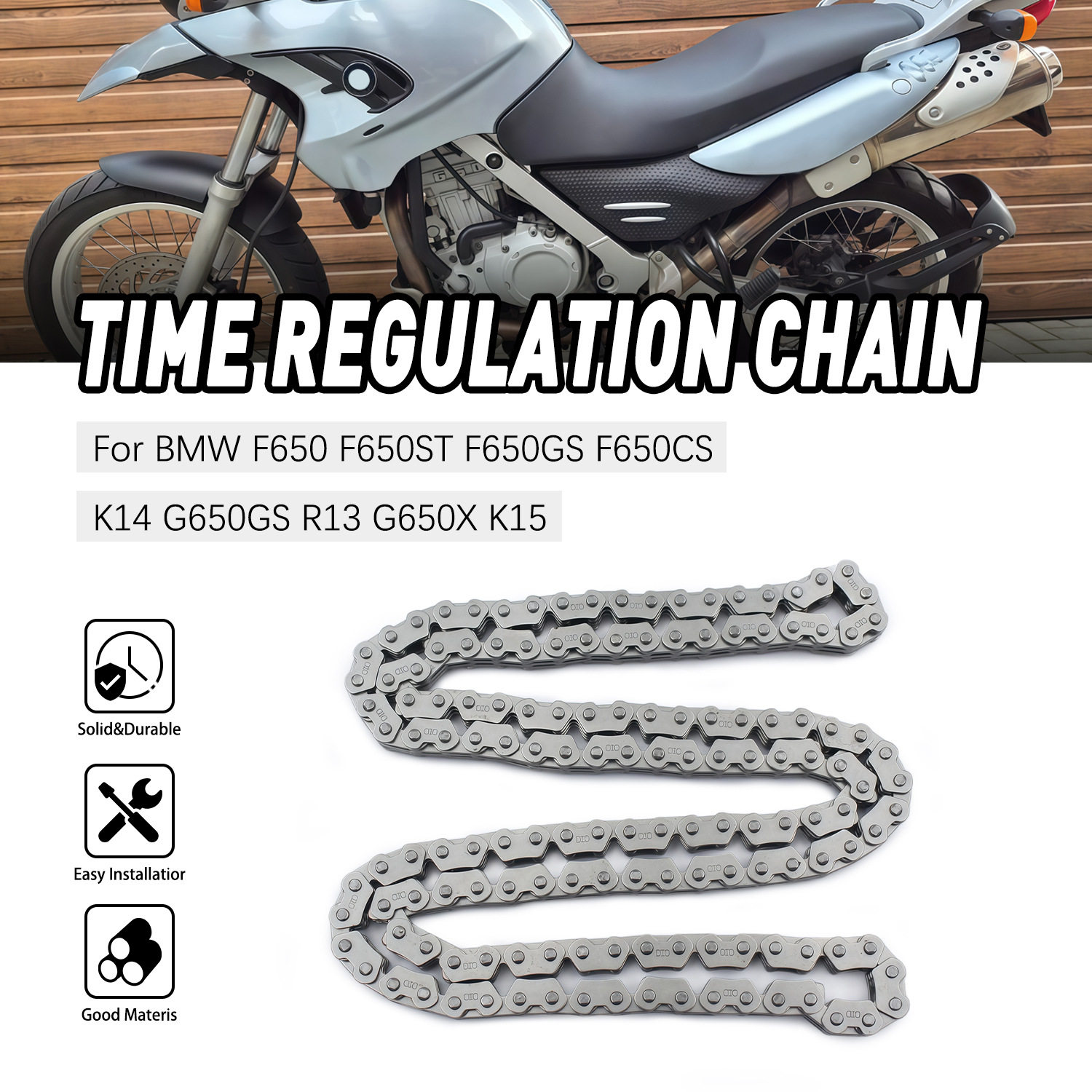 适用宝马F650GSF700GSF800GSF800R/S/ST/GT时规链正时小链条