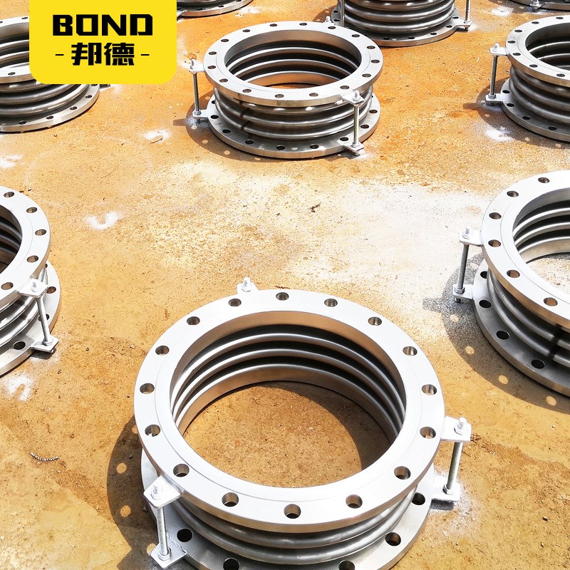 不锈钢波纹管补偿器船用轴向内压式衬四氟管法兰型通用金属膨胀节