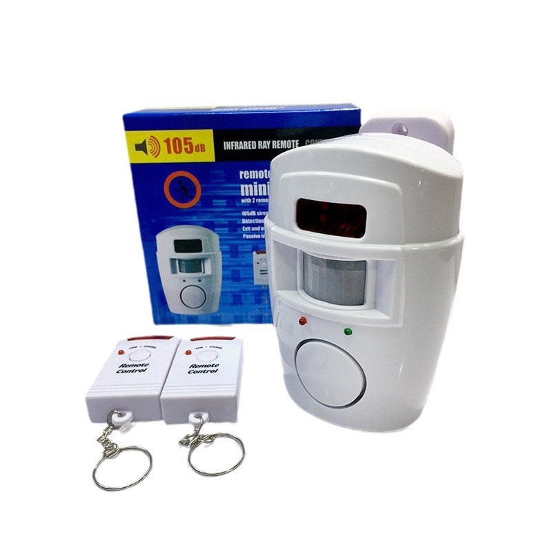 工厂双遥控电子狗 红外线门窗防盗报警器 现场报警器 105红外