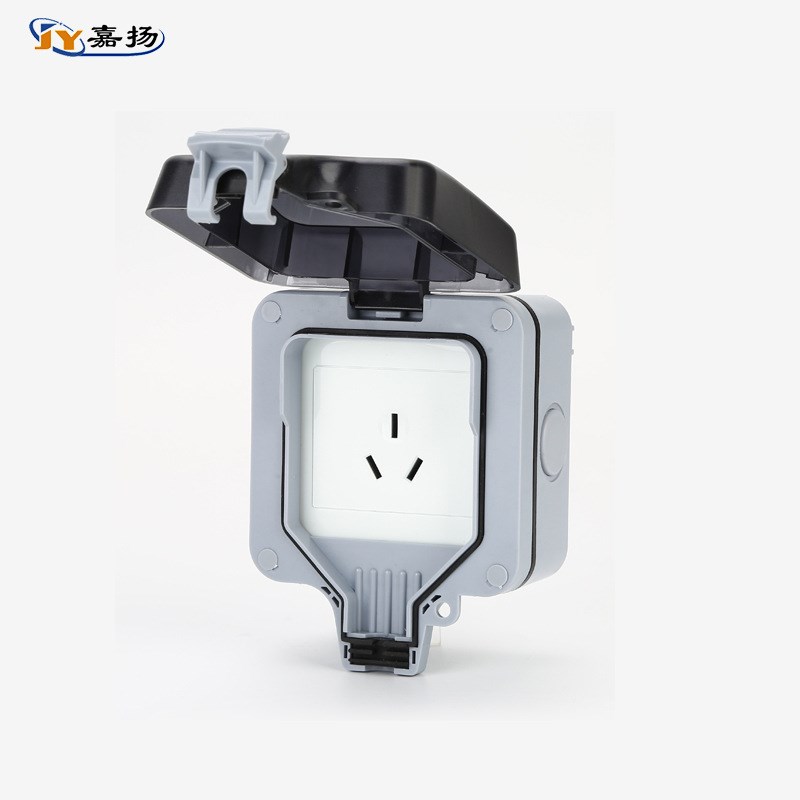 供应 MP21-三孔插座浴室防溅盒 嘉扬户外防水开关插座盒 IP66