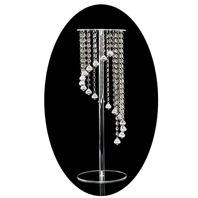 婚礼道具生日蛋糕架水晶工艺品摆件烛台架欧式婚庆花架路引