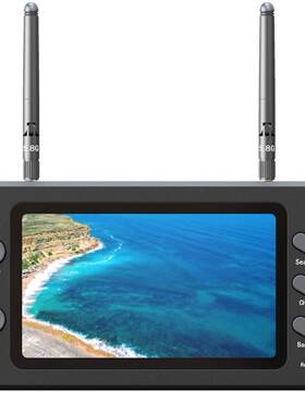 新品4.3寸5.8GFPV手持屏800*480高清1200mAh宽电压5-23V带DVR