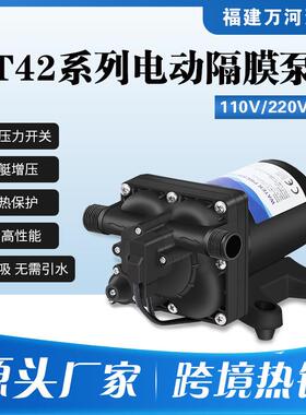 11升小型交流房车隔膜泵家用增压泵110V自吸泵220V生活供水抽水泵