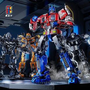K盒子新品10531-10534反H克威Z天积木潮玩摆件汽车机器人玩具