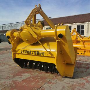 牵引式树根粉碎机白皮松树枝破碎机1米树墩打烂机