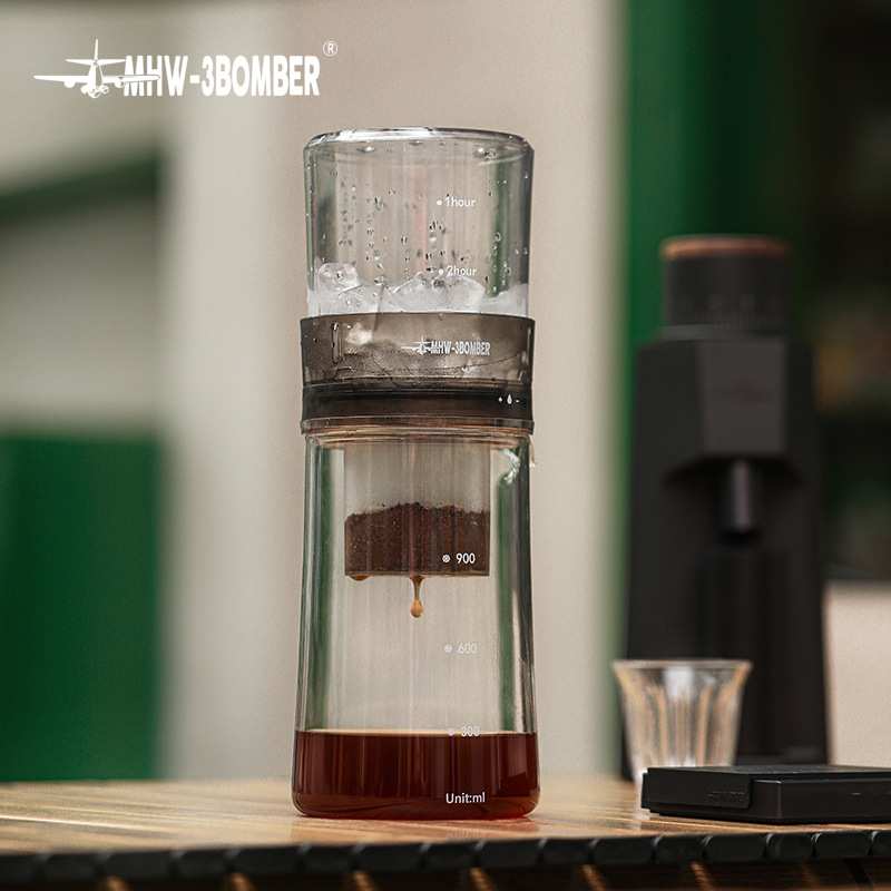 MHW-3BOMBER轰炸机Baro冰滴壶 家用咖啡冷萃壶 滴漏式咖啡壶600ml