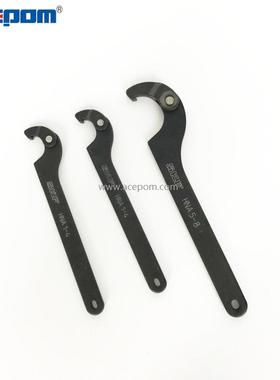 SKF可调式钩形扳手HNA1-4/5-8/9-13/14-24紧固或松开螺母可用24种