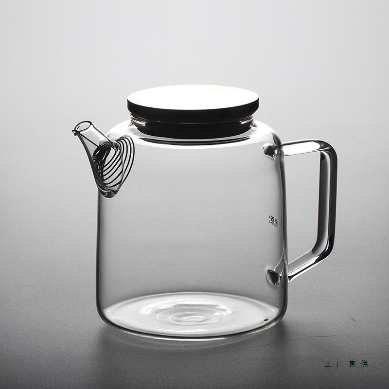 耐高温玻璃煮茶壶 耐热玻璃茶具泡茶壶茶具套装花茶壶煮茶器般若