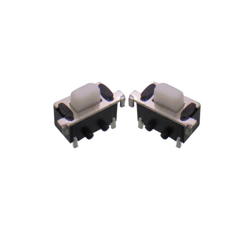 HDL-合德来轻触开关3.5*6*5侧按贴片带定位柱微动按键SMD编带盘装