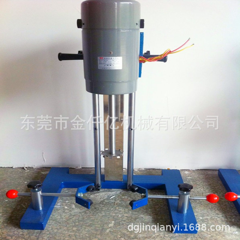 金仟亿供应400W实验分散机涂料油漆小型分散机手动分散机