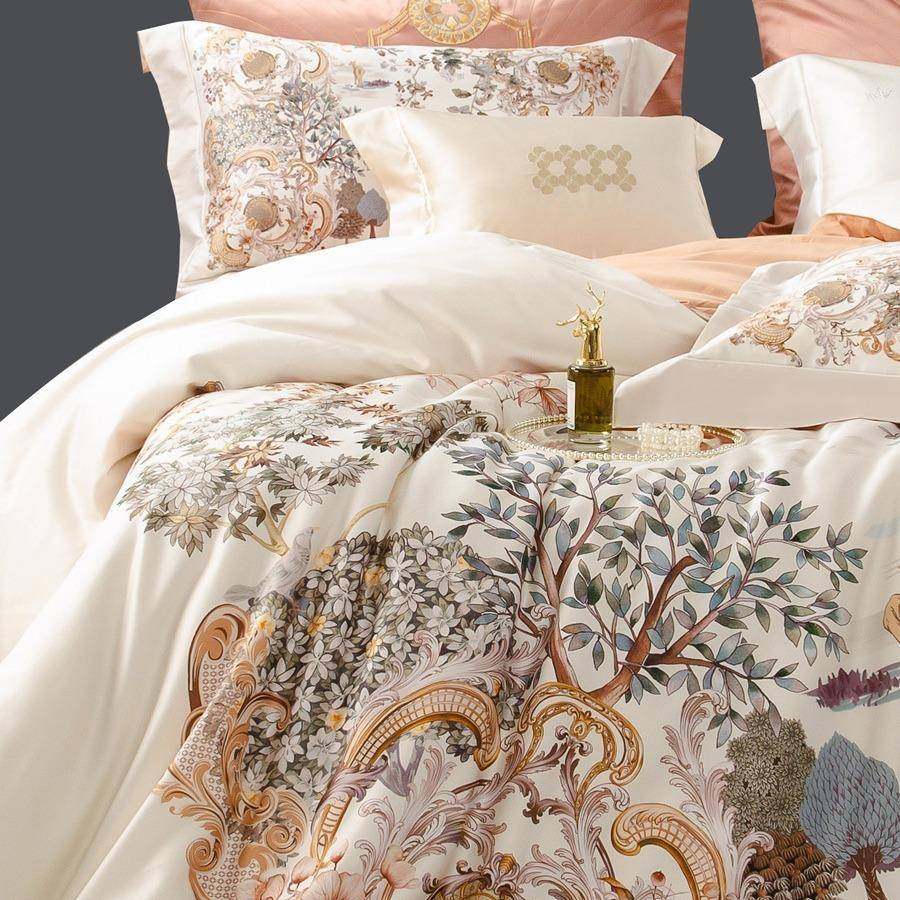 亦莱莎欧式数码印花全棉四件套200S埃及长绒棉纯棉床品高端套件,纺织面料/辅料/配套,纺织机械配件,淘宝优惠券,粉丝福利购,淘宝优惠卷