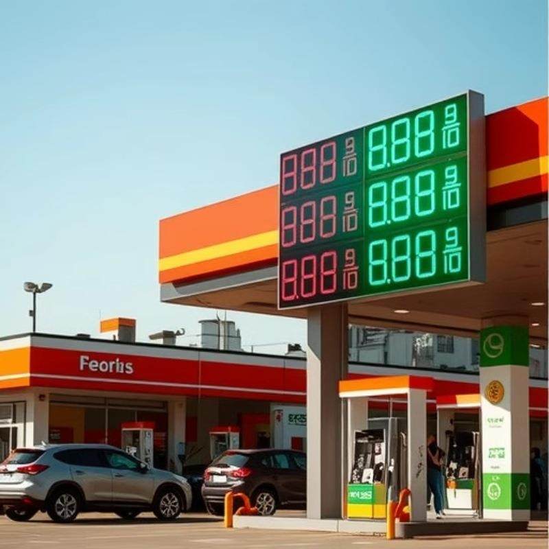 数字屏美式油站价格显示屏LED户外油价牌led单色油品价格屏,畜牧/养殖物资,畜牧/养殖器械,淘宝优惠券,粉丝福利购,淘宝优惠卷