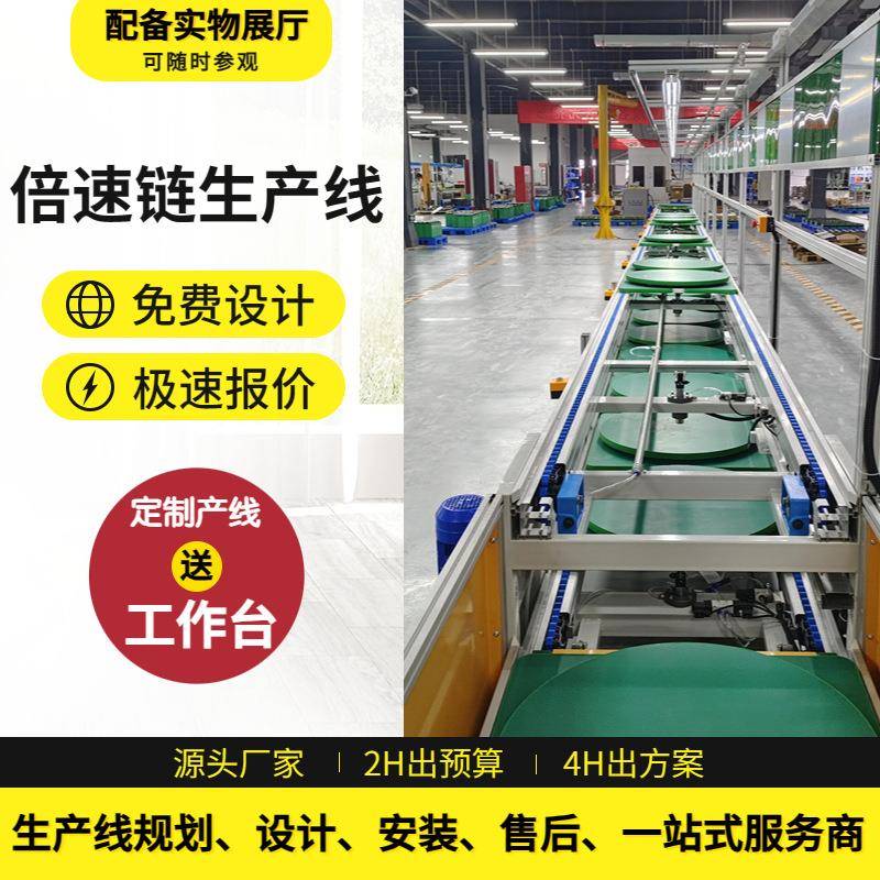黄冈沙发座椅总装输送装配线环形自动旋转式工装板组装线