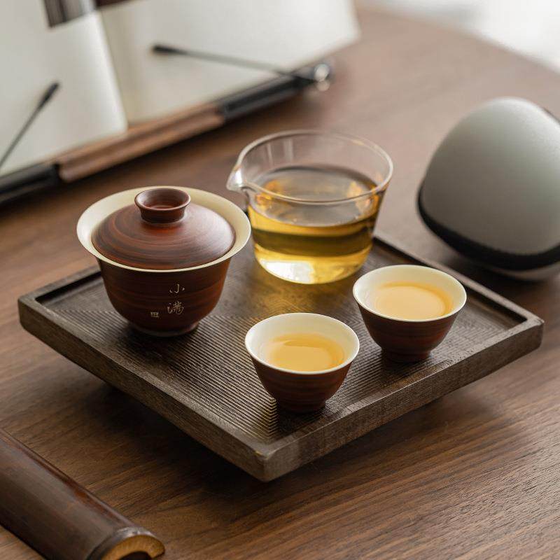 艺盛堂手写小满露营户外便携式陶瓷旅行茶具快客杯品茗杯泡茶盖碗,畜牧/养殖物资,畜牧/养殖器械,淘宝优惠券,粉丝福利购,淘宝优惠卷