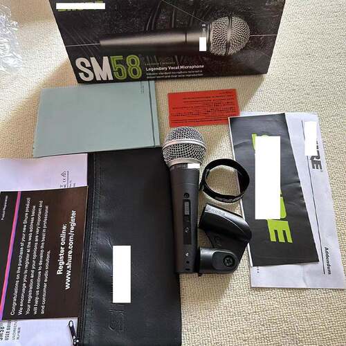 SM58S有线动圈麦克风演出舞台卡拉OK主持直播专业话筒
