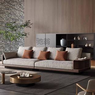 pq康纳利高端棉麻布艺沙发意式客厅现代简约直排小户型三人组合沙