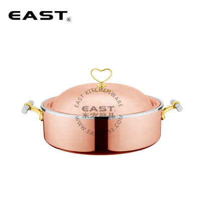(镀金)不锈钢复合底暧菜锅【EAST东方厨具】