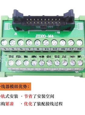 JID20-M4JID系列分线器模组，IDC电缆连接器，48mm宽，模组