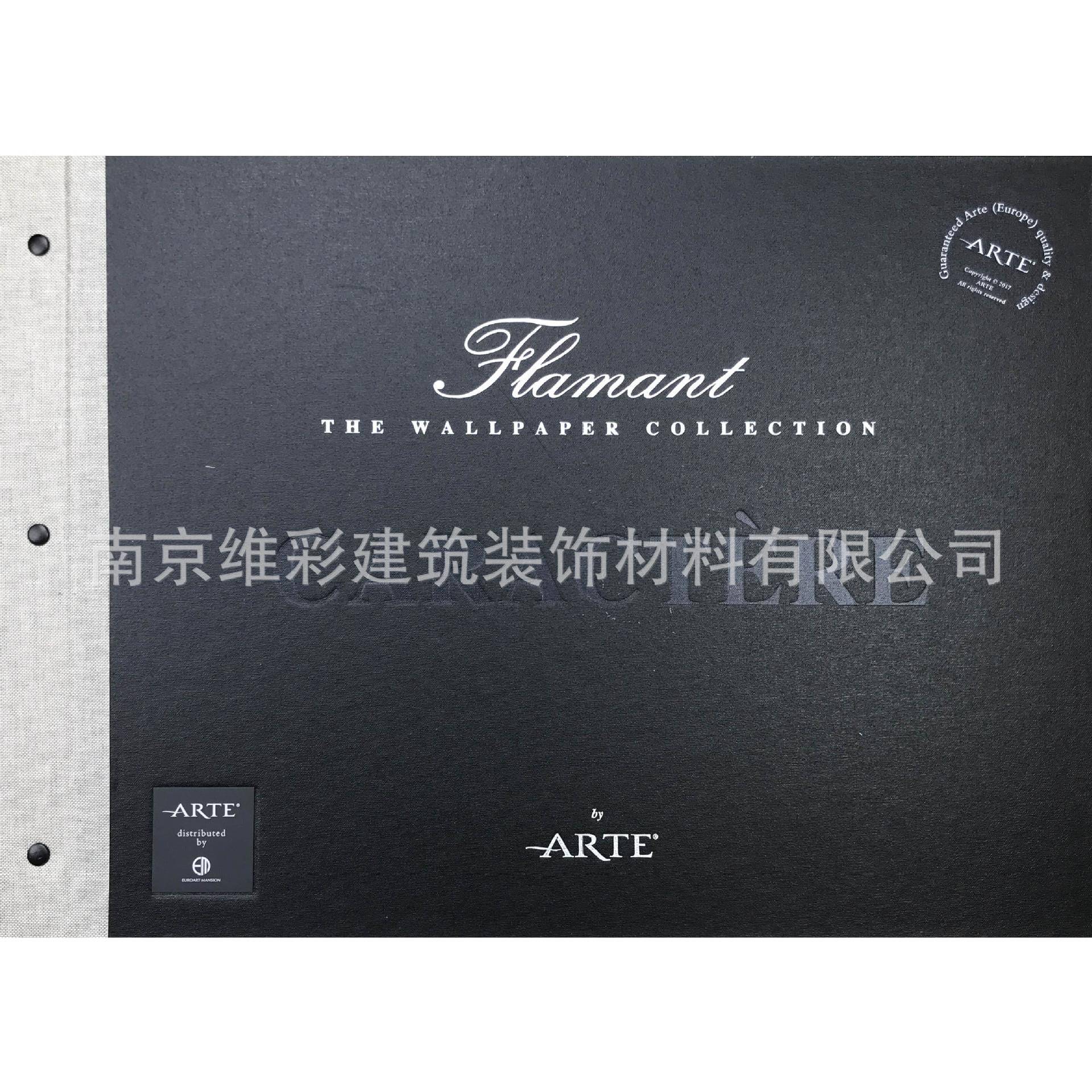 比利时ARTE现代简约风格无纺布墙纸壁纸FlamantCaractère