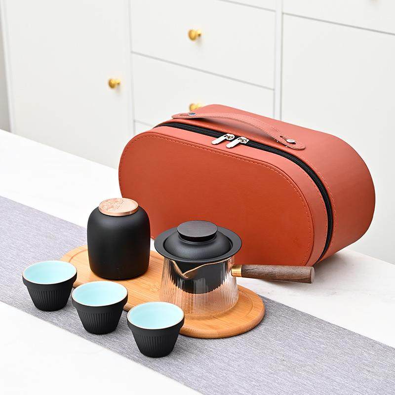 便携式旅行茶具小套装简易功夫手抓泡茶壶茶杯户外玻璃露营快客杯,节庆用品/礼品,新娘配件,淘宝优惠券,粉丝福利购,淘宝优惠卷