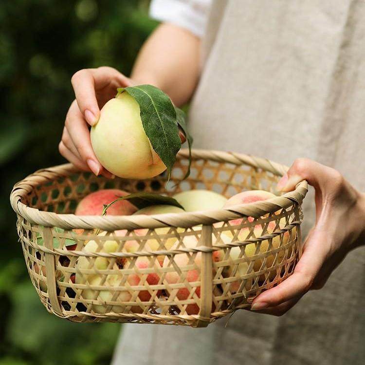 木片篮竹编水果篮子厨房客厅家用菜篮子面包篮水果筐多功能,纺织面料/辅料/配套,纺织机械配件,淘宝优惠券,粉丝福利购,淘宝优惠卷