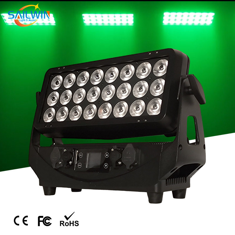 户外LED防水投光灯壁灯24X20W RGBALC/RGBW 6IN1 4in1 LED洗墙灯