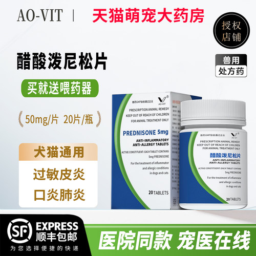 过敏性皮炎猫咪泼尼松龙片止痒药