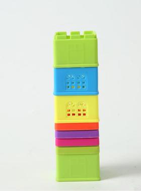 儿童大号堡桌HIK面城早积具木塑料拼装幼儿园教益智力百变创意玩